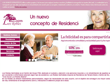 Tablet Screenshot of losroblesgerhoteles.com